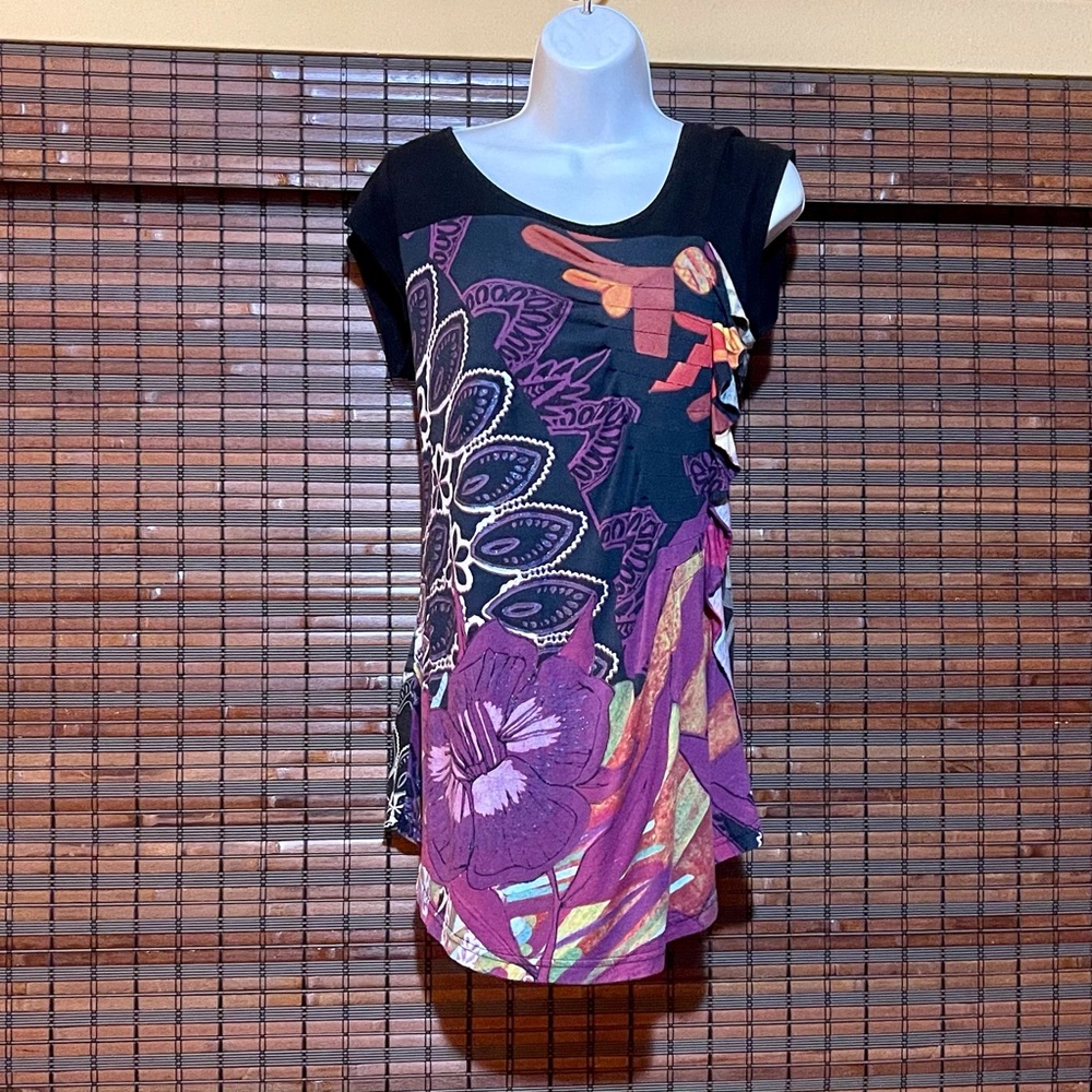 Desigual Multicolor Floral Top